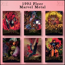 1995 Fleer Marvel Metal Base Set (1-138) / Pick Your Cards / Buy2+ Save10%