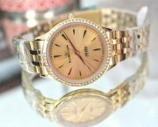 Ladies watch Gold PVD plated Japanese Quartz Myota Value$1395 Rubicon Elizabeth