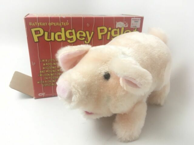 Battery Operated Waddling Plush Pig Toy 