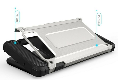 Custodia antiurto SuperGuardZ scudo armatura per Samsung Galaxy S10/S10+ Plus/S10e - Foto 12 di 37