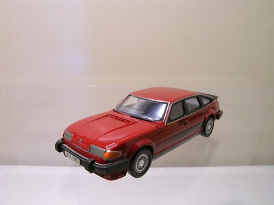 MINIMARQUE43 UK ROVER SD1 VITESSE RED WHITE-METAL FACTORY HANDBUILT SCALE 1:43  