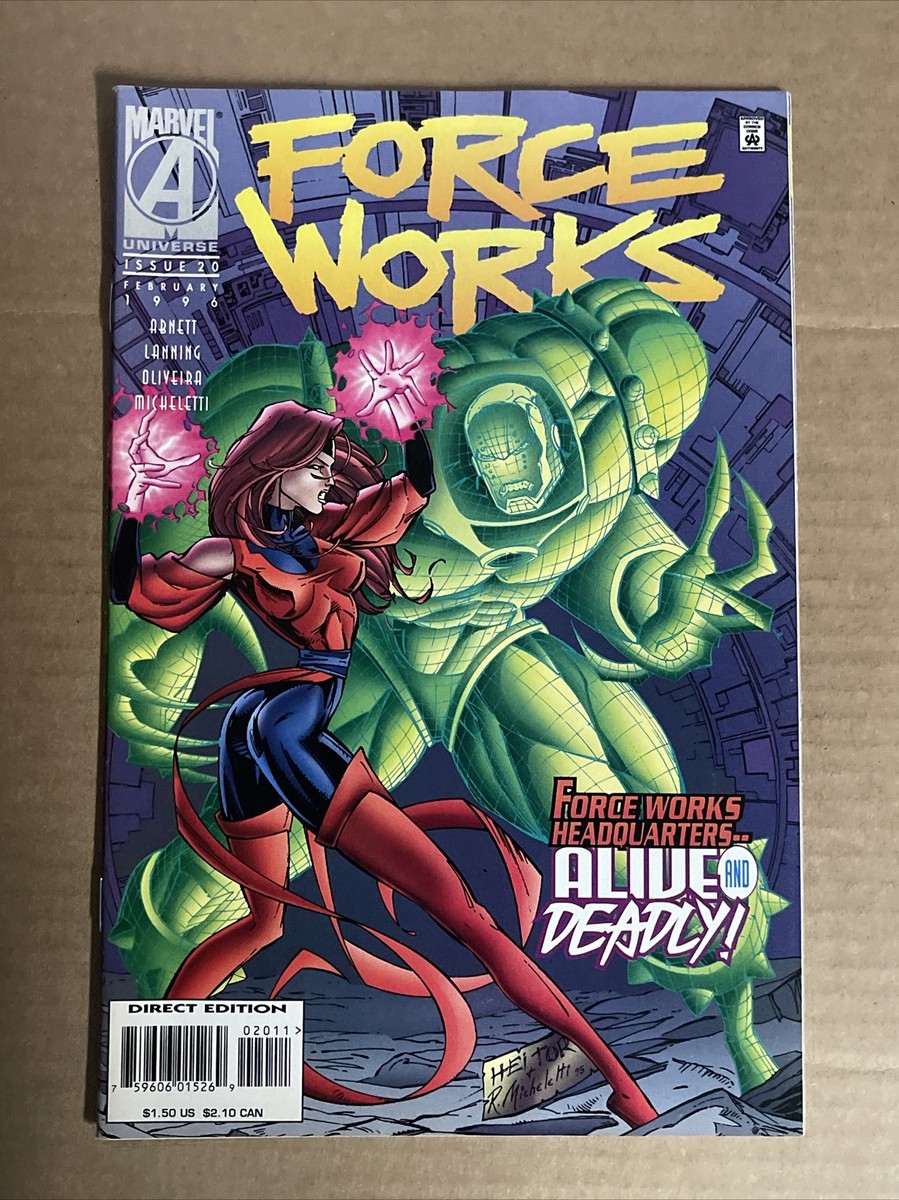 FORCE WORKS #20 FIRST PRINT MARVEL COMICS (1996) SPIDER-WOMAN