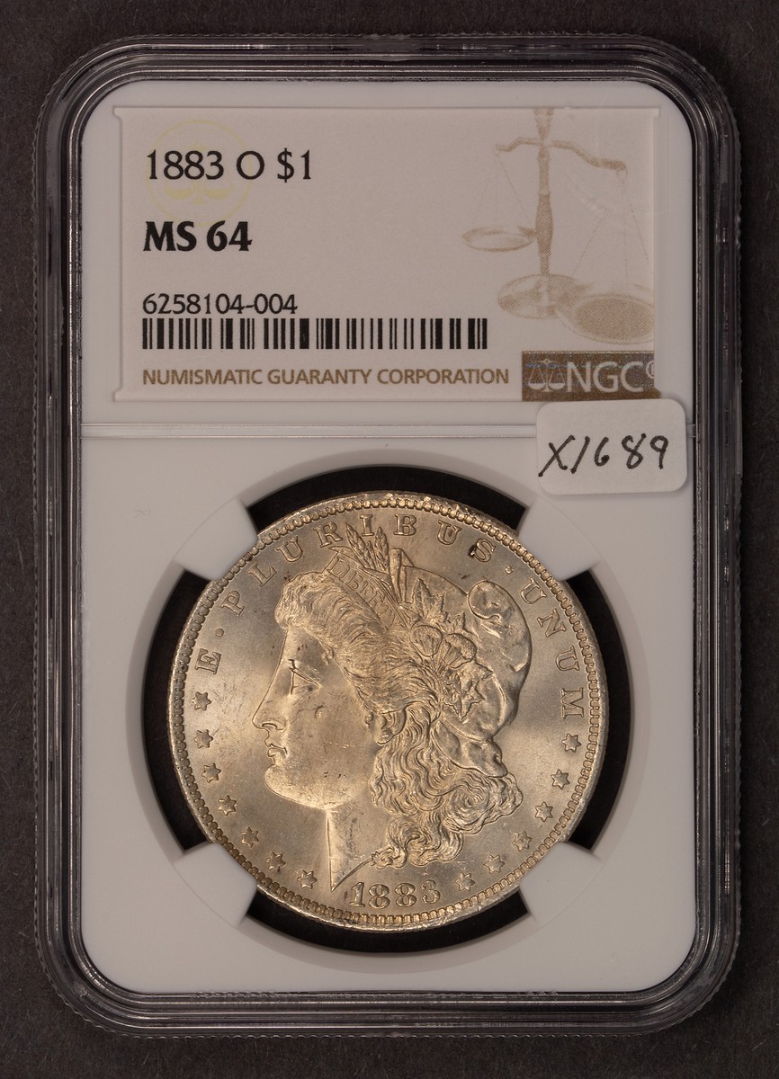 1883-O モルガンダラー PCGS MS64 Morgan dollar 1883-O Morgan Silver Dollar NGC MS64 | GovMint