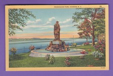 NEW YORK PROMENADE PARK HUNTINGTON VINTAGE PC. 1189