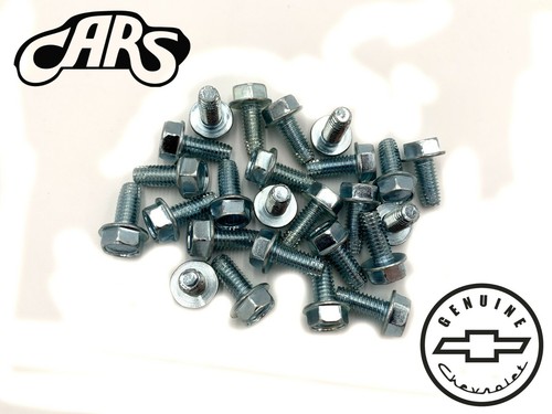 25 Chevy Hex Head Fender Body Bolts 5/16-18 x 3/4" Radiator Support Shroud Screw - 第 2/3 張圖片