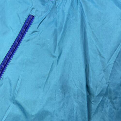 VTG White Sierra Teal Green Nylon Anorak Pullover Jacket Mens Size M Medium - Picture 6 of 22
