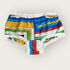 VTG 60s Panties Womens 6 M Sears NEW NOS Nylon Bikini Mondrian Colorblock Art