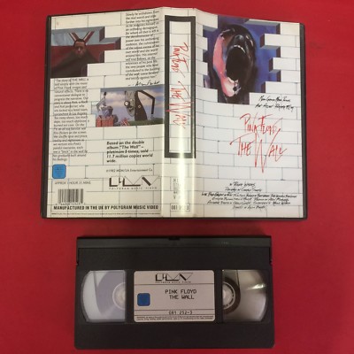 (VHS) PINK FLOYD THE WALL (1982) Roger Waters Alan Parker POLYGRAMM MUSIKVIDEO