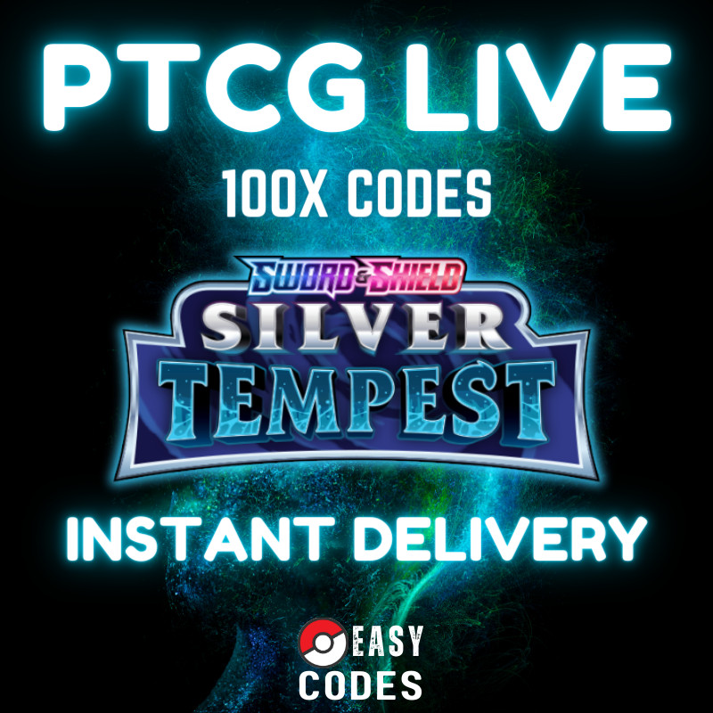 100 Silver Tempest Codes Booster Pokemon TCG Live Pack Instant delivery