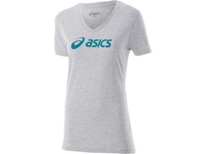 magliette asics donna grigio