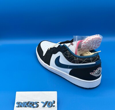 Jordan 1 Retro Low SE Industrial Blue Sashiko (FV3622-141) Sizes