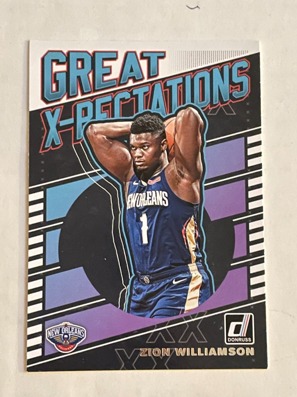 2019-20 Donruss Great X-Pectations #7 Zion Williamson! HR22