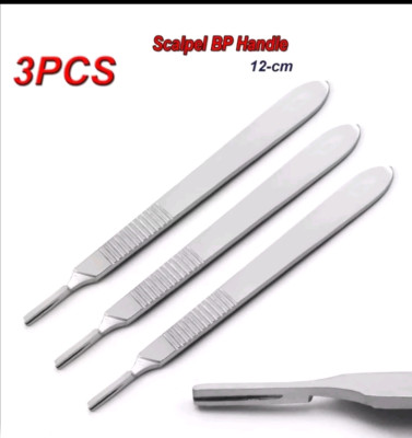 Scalpel Handle BP Knife Surgical Operating Medical Dermaplaning Crafts Tools CE