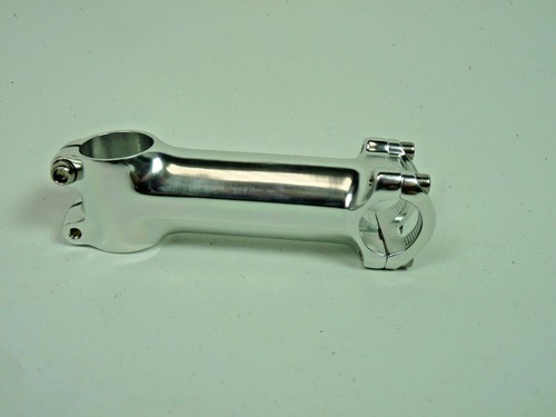 110mm 26.0mm Handlebar Stem Ahead 1 1/8th threadless high polish silver chrome - Picture 3 of 3
