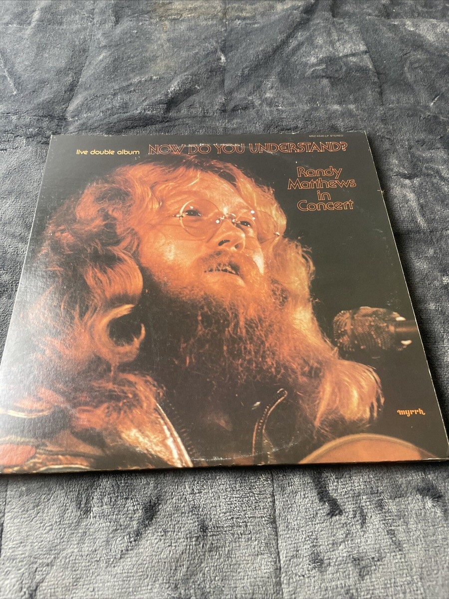 Randy Matthews ‎Now Do You Understand? 1975 2 LP Vinyl Record