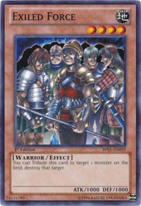Exiled Force - BP01-EN059 - Common - 1st Edition x3 - Near Mint