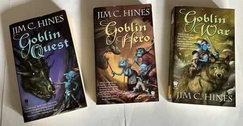 Goblin Hero Goblin Quest Gobline War Jim C. Hines 3 Paperbacks