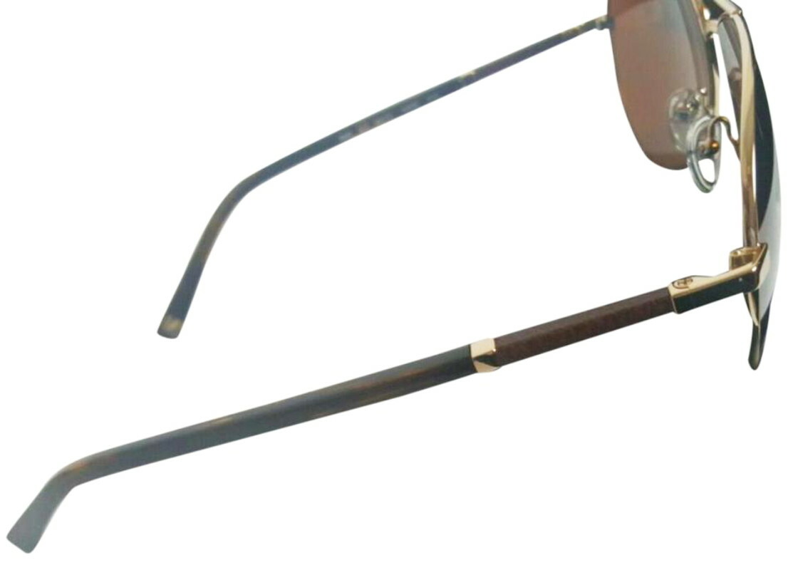 $140 Ted Baker Aviator Sunglasses Gold Frame Brown Lens w Case 62-13-140 mm $140 Ted Baker Aviator Sunglasses Gold 62-13-140 100% UV  main image 3