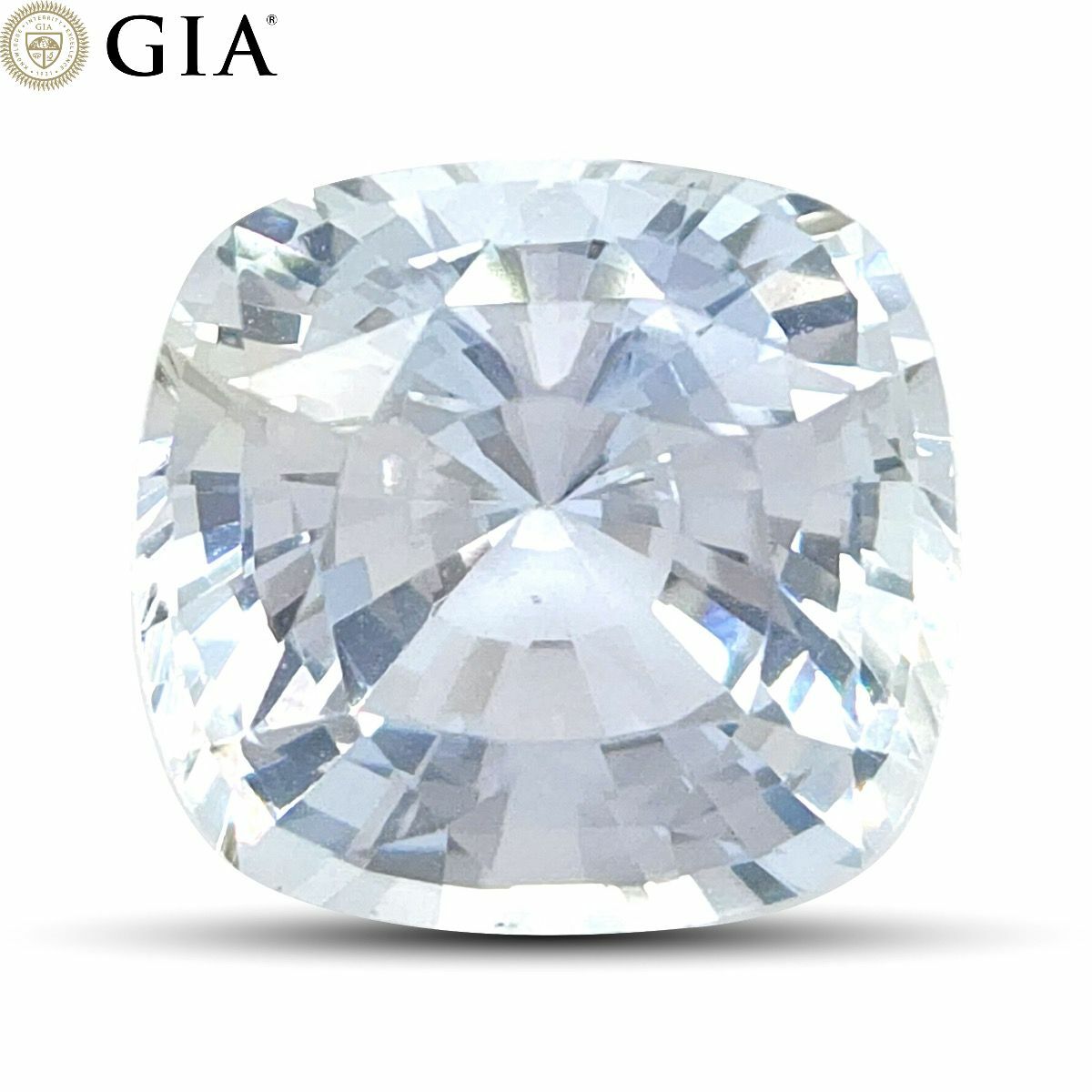 White Sapphire Gemstone Natural White Sapphire Certified 7.54