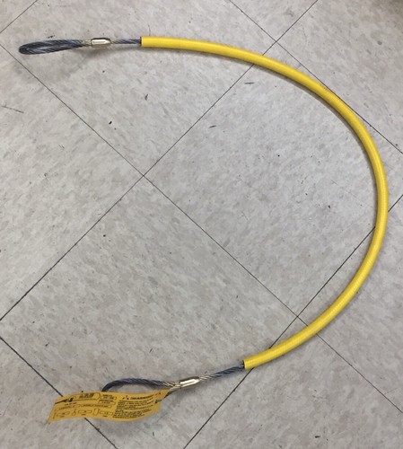 Girocollo Sling Filo Corda Acciaio 3/8” x 3’ IWRC Fiammingo Eye Lifting Rigging - Foto 6 di 7