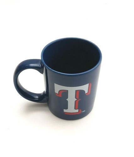 Tazza da tè caffè Texas Rangers MLB 11 oz con licenza FC Rally blu/bianco/rosso - Foto 1 di 7