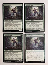 4x Mtg D&D Forgotten Realms Inspiring Bard NM/M Magic The Gathering