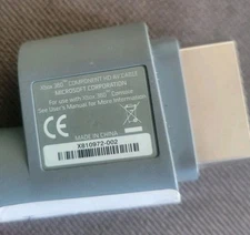 Official Microsoft Xbox 360 Audio Video AV Component HD Gray Cable Cord