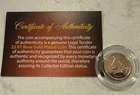22k Rose Gold Platted  1907 Indian Head Penny With COA