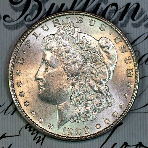 * 1900-S * NEAR+ GEM BU MS MORGAN SILVER DOLLAR * FROM ORIGINAL COLLECTION
