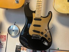 Fender AMERICAN DELUXE STRATOCASTER SCN Used 2008 Alder Black w/Hard Case