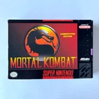 Mortal Kombat (SNES, 1992) Authentic Game, Box, and Insert (No manual) TESTED