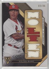 2016 Topps Triple Threads Triple Threads Relics /36 Kolten Wong #TTR-KW1 n1u