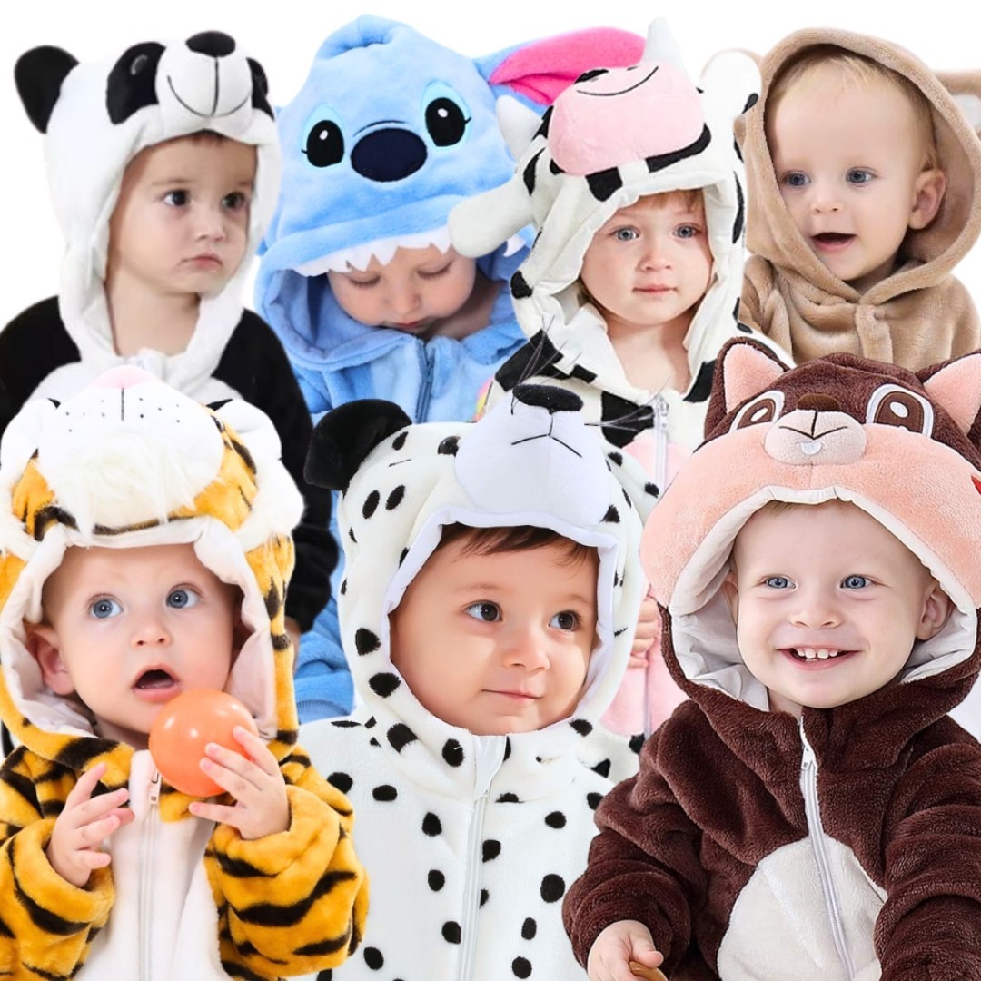 Disfraz mono unicornio carnaval niño cálido 50-105 cm Streberjäger