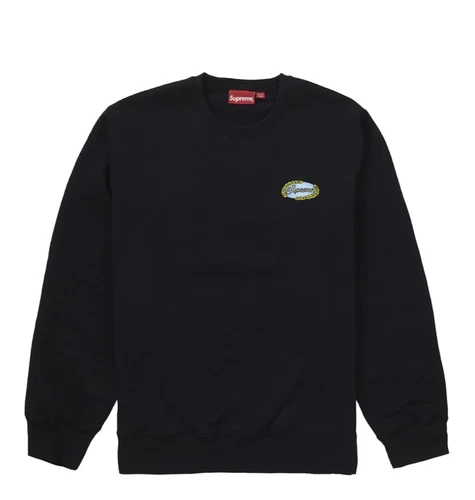 Neuf ! Grande chaîne logo Supreme S/S 19 col rond (noir)