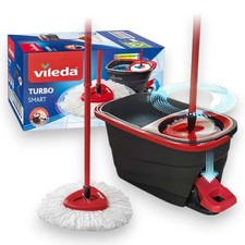 Lava pavimenti mocio mop rotante con strizzatura e centrifuga Turbo Smart