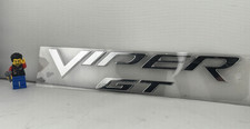 2015-2017 Dodge Viper Gt Side Door Chrome Viper Gt Emblem Nameplate Badge Mopar 2015-2017 Dodge Viper Gt Side Door Chrome Viper Gt Emblem Nameplate Badge Mopar