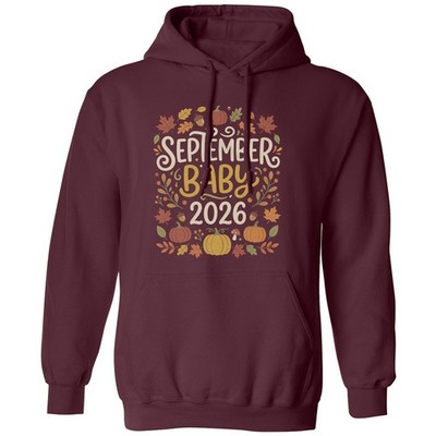 September 2026 Autumn Arrival Graphic Unisex Hooded Sweatshirt