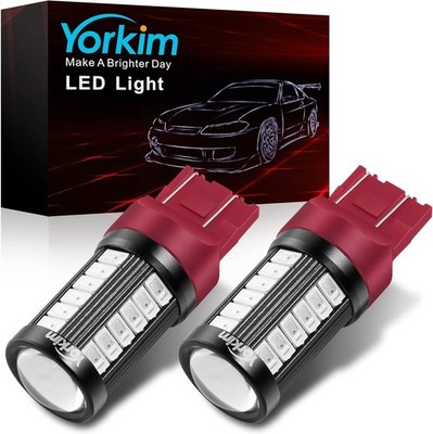 Bombillas LED 7440/7443 blancas para freno, reversa, señal x2