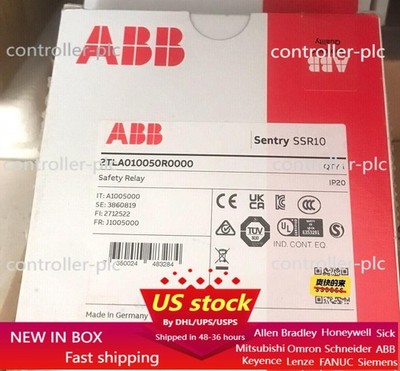 ABB 2TLA010050R0000 sentry SSR10 safety relay 24vdc new in box US Free TAX