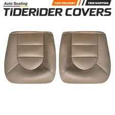 Fits Ford F250 F350 1999 2000 Driver Passenger Bottom Leather Tan Seat Cover Fits Ford F250 F350 1999 2000 Driver Passenger Bottom Leather Tan Seat Cover