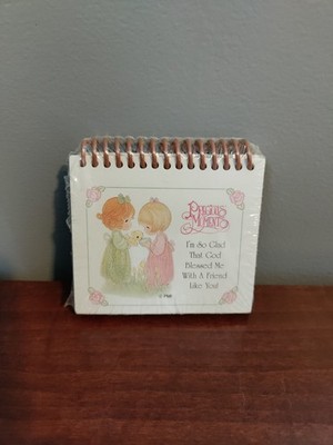 Precious Moments God Blessed Me With a Friend Like You Stand Up Flip Book 90 s