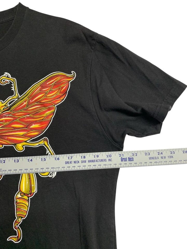 Steadfast Brand T-Shirt Mens Size L Black Giant Double Sided Graphic All Cotton - Image 4 of 4