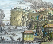 Japan, Nagasaki, Great Martyrdom, Montanus, 1670, t Ziedende water van Singock ?