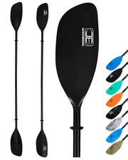 Kayak Paddle 90.5in/230cm Alloy Shaft 2-Piece Floatable Kayak Oar for Kayakin...