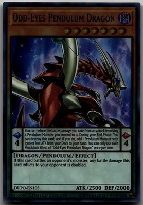 Odd-Eyes Pendulum Dragon Ultra Rare Duel Power DUPO-EN105 LP