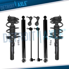 Front Strut Spring Rear Shock Sway Bar Suspension Kit for 2016 2017 Honda Civic
