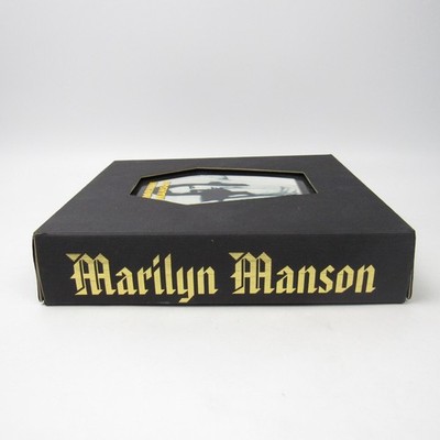 Marilyn Manson Coffin Box Set With Shirt / Book / Stickers / 3 CDs