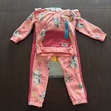 Bluey Pink Girls 3-piece Full Zip Set Size 4T NWT