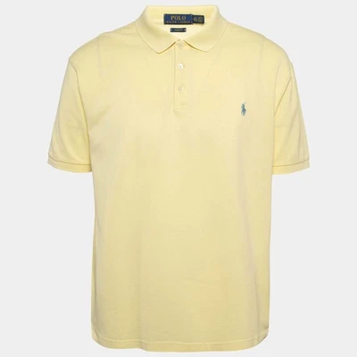 Polo Ralph Lauren jaune piqué tricot polo XXL - Photo 1/4