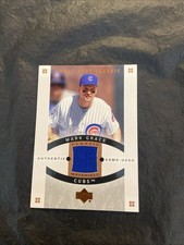 Mark Grace 2005 UD Sweet Spot Classic Materials CM-MG Chicago Cubs
